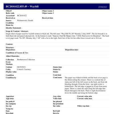 BC2010.022.855.49 PP: Past Perfect Summary from 2021