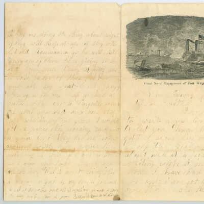 Correspondence to Asa Dick from Edgar Dick -- Jan 1863