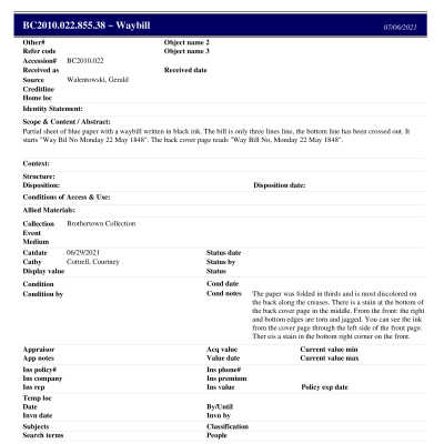 BC2010.022.855.38 PP: Past Perfect Summary from 2021