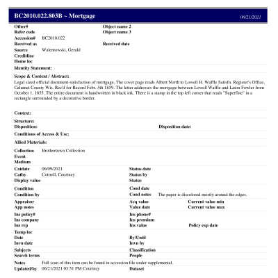 BC2010.022.803B PP: Past Perfect Summary from 2021