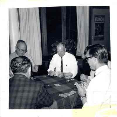 Men playing cards