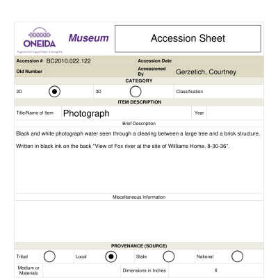 BC.2010.022.122 Accession