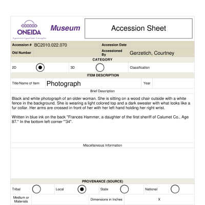 BC2010.022.070 Accession