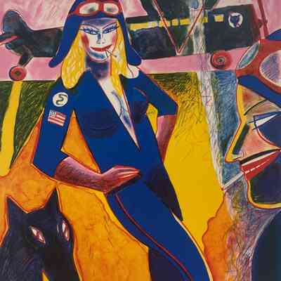 Snake Lady Carries the Mail