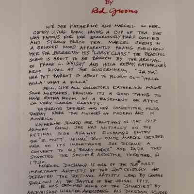 K, M, and B (didactic wall panel)