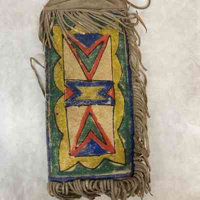 Elliptical Parfleche Pouch