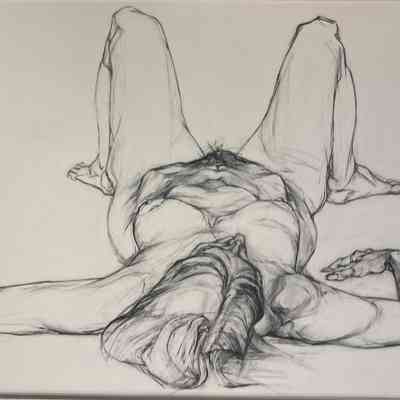 Kristi (reclining with legs apart)