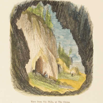 View from Via Mala, at the Ovens