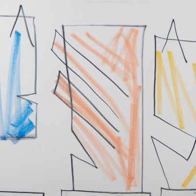 Untitled (drawing for Three Heads)