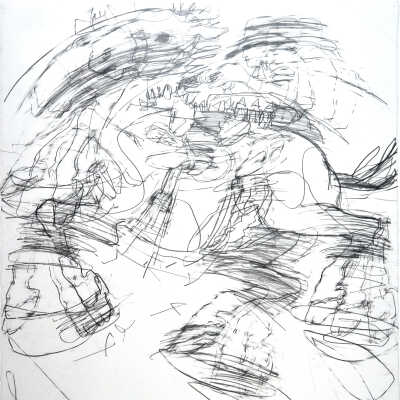 Saddle Bronc Study [Horse Facing Left]
