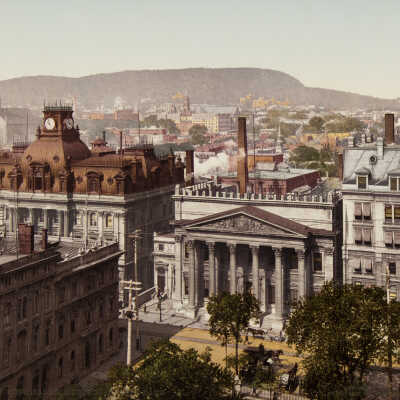 Montreal from Church of Notre Dame, Quebec, Montreal
