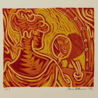 Untitled (woman with mirror)