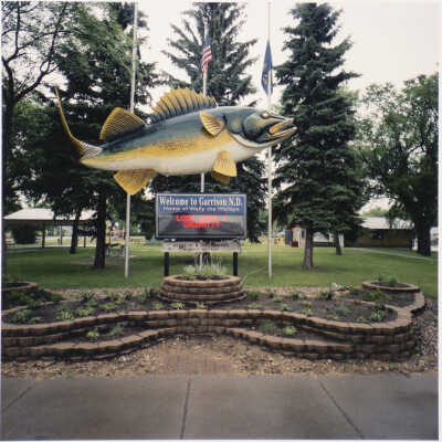 Fishing Sign, Garrison, ND