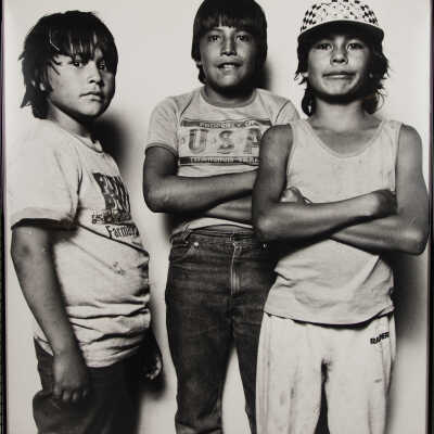 Valaire Holen, Todd Moquinino, Mike Driver from the series: Portraits, The Fort Berthold Series