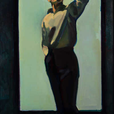 Drinking Self Portrait (Study for Self Portrait with Bottle)