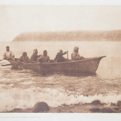 Diomede Boat Crew, Asiatic Shore in Distance