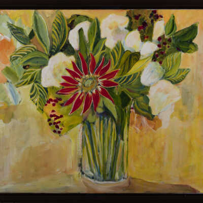 Still Life with Red Flower