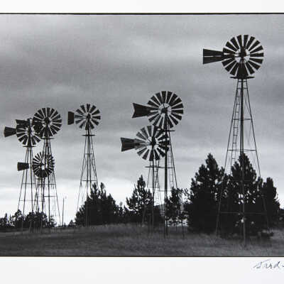 Evening Windmills, Bowman, North Dakota