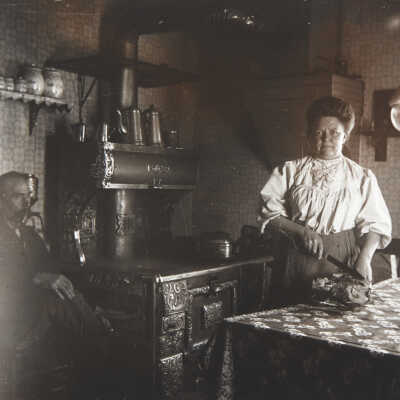 Mr. and Mrs. Charlie Soeby at Home