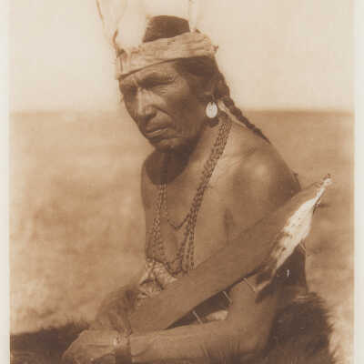 Fat Horse with Insignia of a Blackfoot Soldier