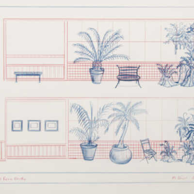 Sketch of Fern Grotto
