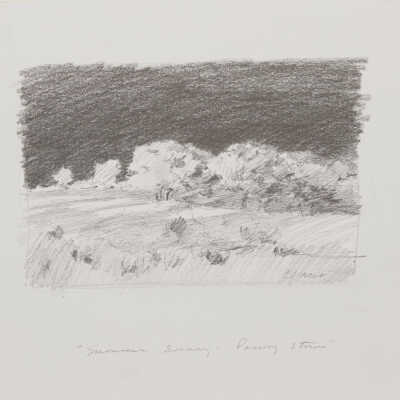 Summer Evening: Passing Storm