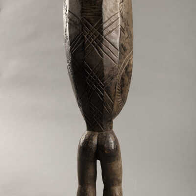 Ceremonial Rice Spoon [Wunkirmian] with Legs as Handle [Megalumia]