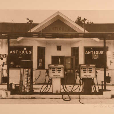 Antique Gas Station