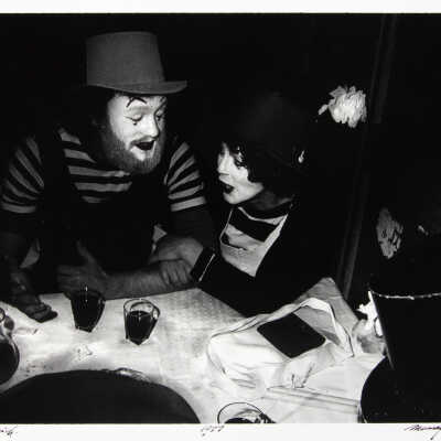 Carnival, Zurich (smiling clown couple)