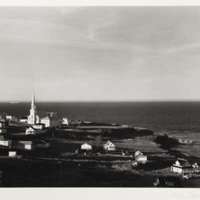 L'Eschourie Gaspe' with Freighter
