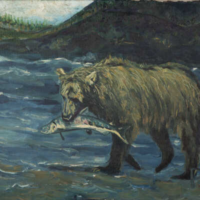 Bear with Fish