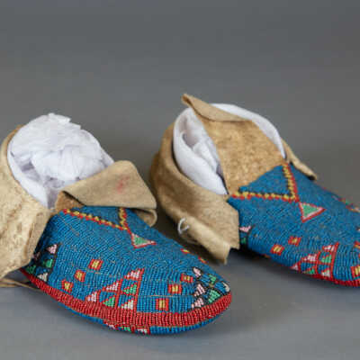 Fully Beaded Moccasins
