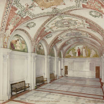 Washington D.C., Library of Congress, North Hall Entrance