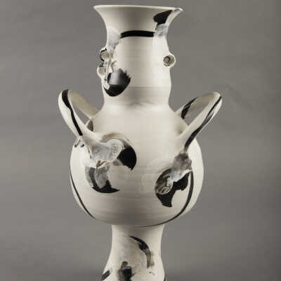 Black and White Vase