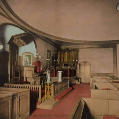 St. John's Church From Patrick Henry's Pew, Richmond Virginia