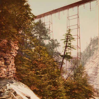 Shawmut Bridge, Stony Brook Glen, Dansville, NY, #53479