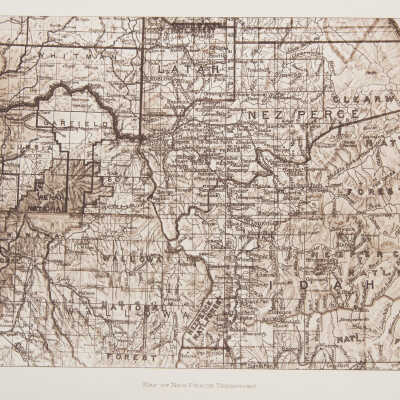 Map of Nez Perce Territory