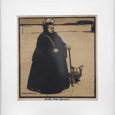 H. M. The Queen (Victoria Walking Her Dog)
