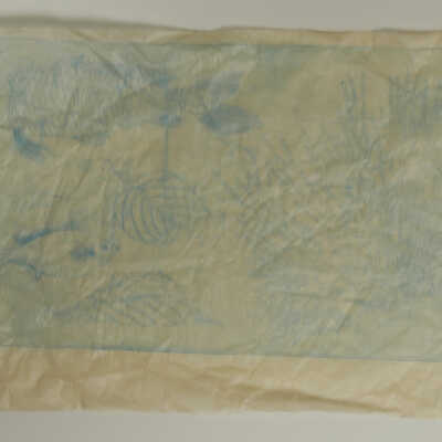 Untitled (small aquatic themed print)