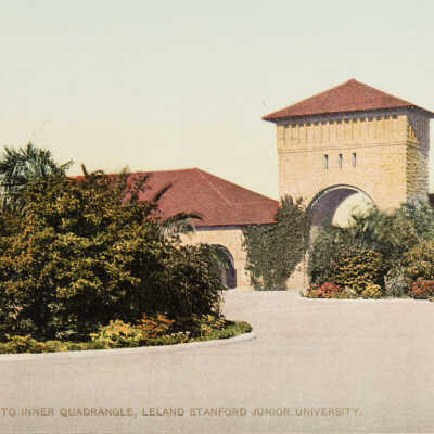 Western Enterance to Inner Quad, Leland Stanford Junior University