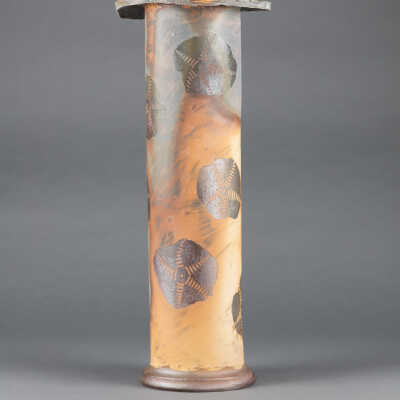Tall Sutra-Container Form Flower Vase