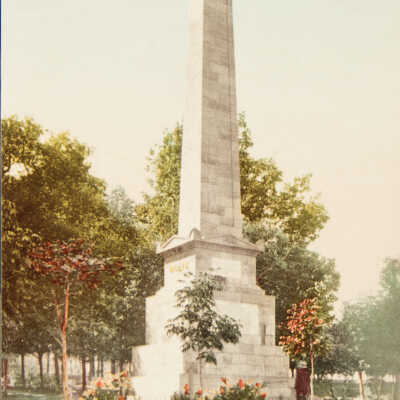 Wolfe and Montcalm Monument, Quebec, 1901