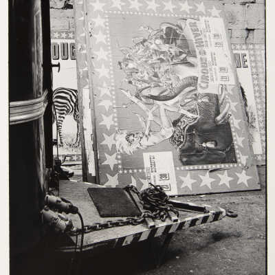 Circus, Paris (poster against wall)