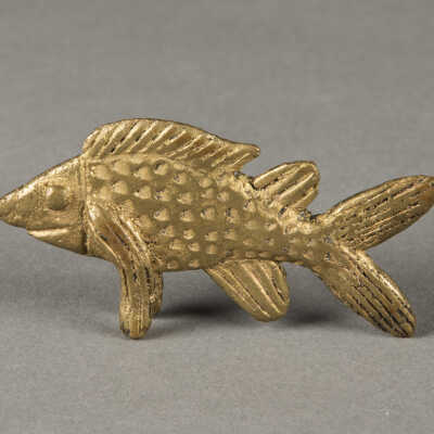 Gold Weight - Fish