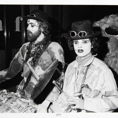 Carnival, Zurich (clown couple)