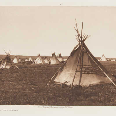 A Prairie Camp - Piegan