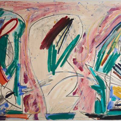 Untitled (hand colored proof for Three Heads)
