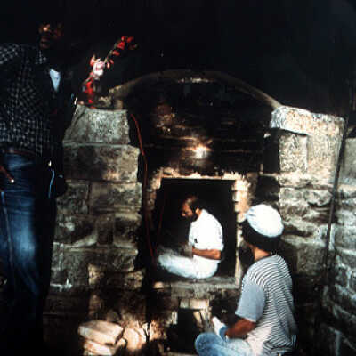 Unloading Kiln