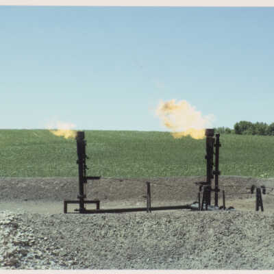 Gas Flaring, Near Charbonneau, ND