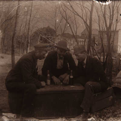 Men Playing Cards